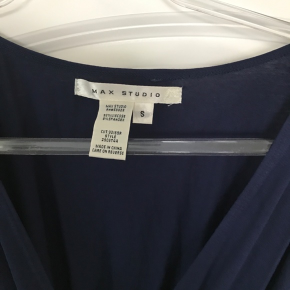 Max Studio Navy jumpsuit , size small - Picture 2 of 4